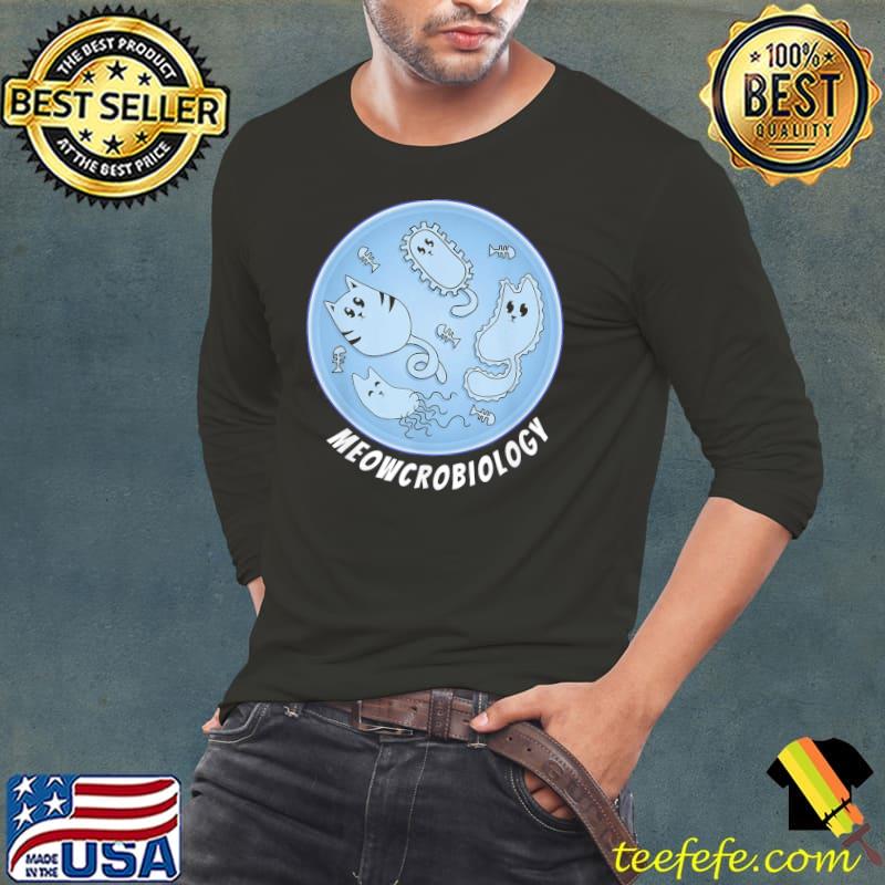 Cute cat meowcrobiology bacteria microbiology science lab classic s Long Sleeve Tee Cute cat meowcrobiology bacteria microbiology science lab classic s Long Sleeve Tee