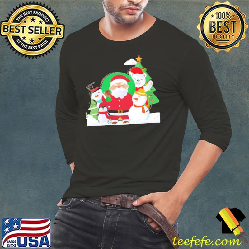 Cute kid's art happy merry christmas s Long Sleeve Tee Cute kid's art happy merry christmas s Long Sleeve Tee