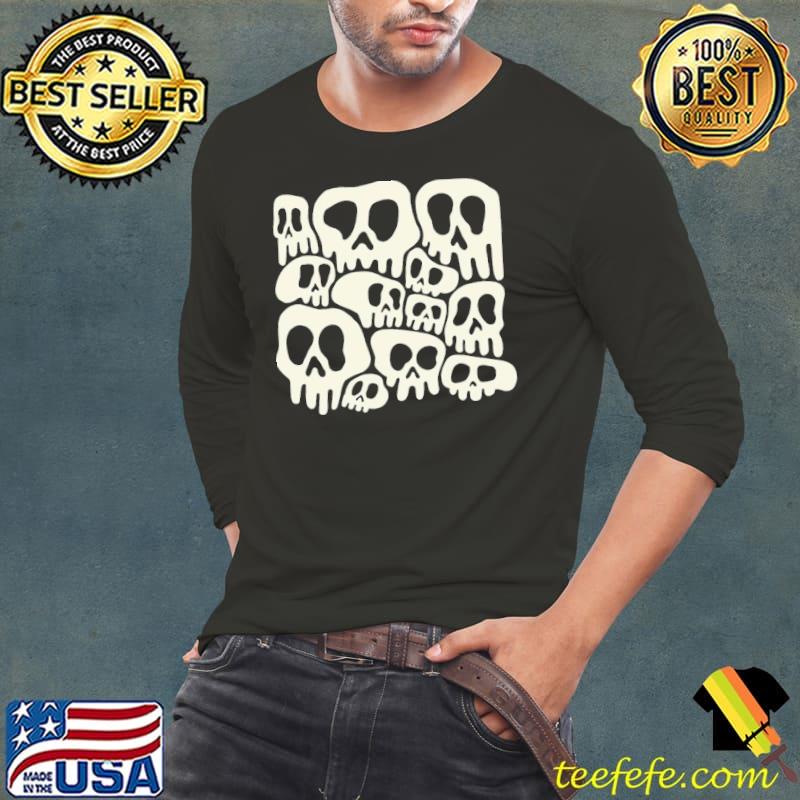 Cute spooky skulls art classic s Long Sleeve Tee Cute spooky skulls art classic s Long Sleeve Tee