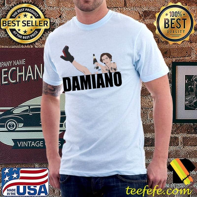 Damiano maneskin wine drinking classic shirt