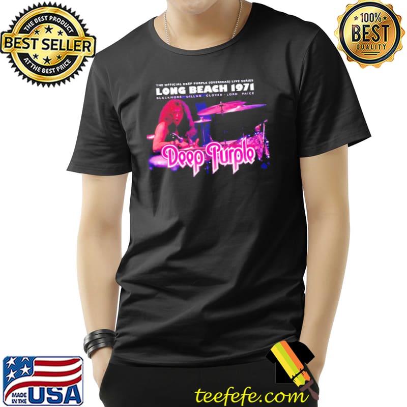 Deep long beach 1971 deep purple shirt Deep long beach 1971 deep purple shirt