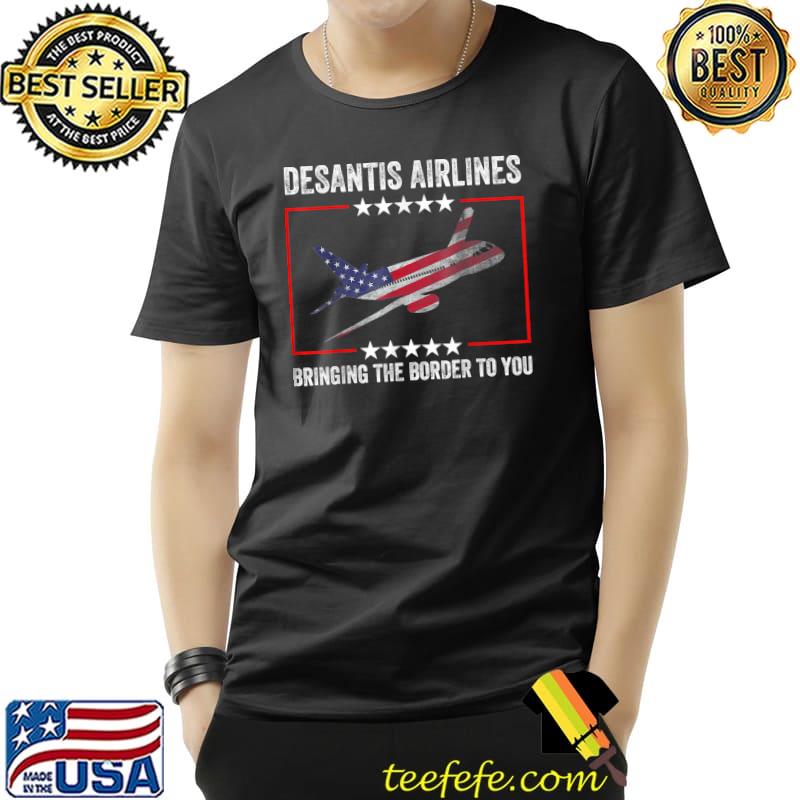 DeSantis Airlines America flag T-Shirt