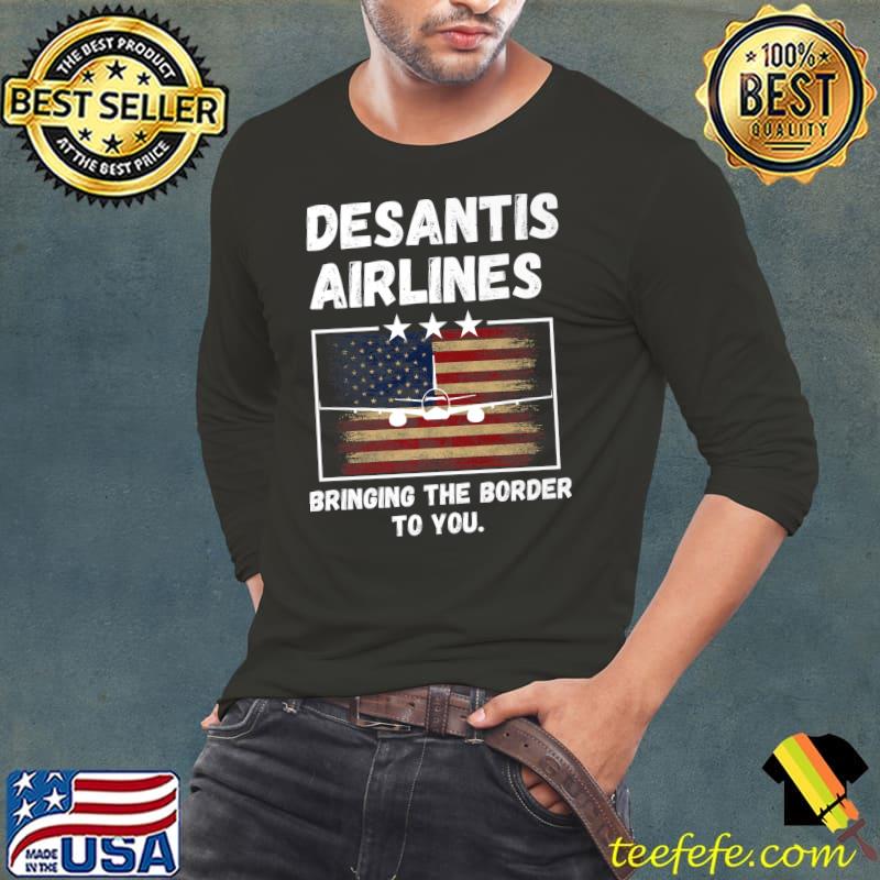 DeSantis Airlines Premium T-Shirt Long Sleeve Tee DeSantis Airlines Premium T-Shirt Long Sleeve Tee