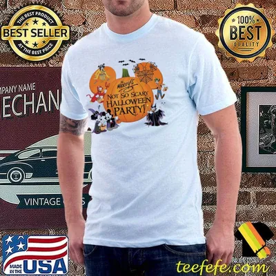 Disney halloween mickey's not so scary halloween party classic shirt