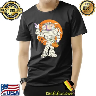 Disney toy story buzz lightyear mummy halloween comic retro trending shirt