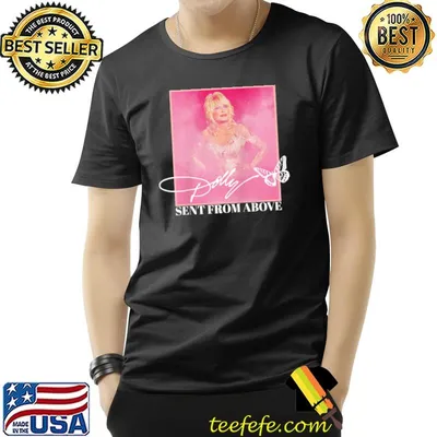 Dolly parton sent from above raglan baseball dolly parton shirt