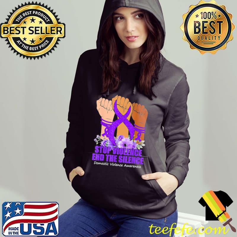 Domestic violence awareness stop violence end silence classic s Hoodie Domestic violence awareness stop violence end silence classic s Hoodie