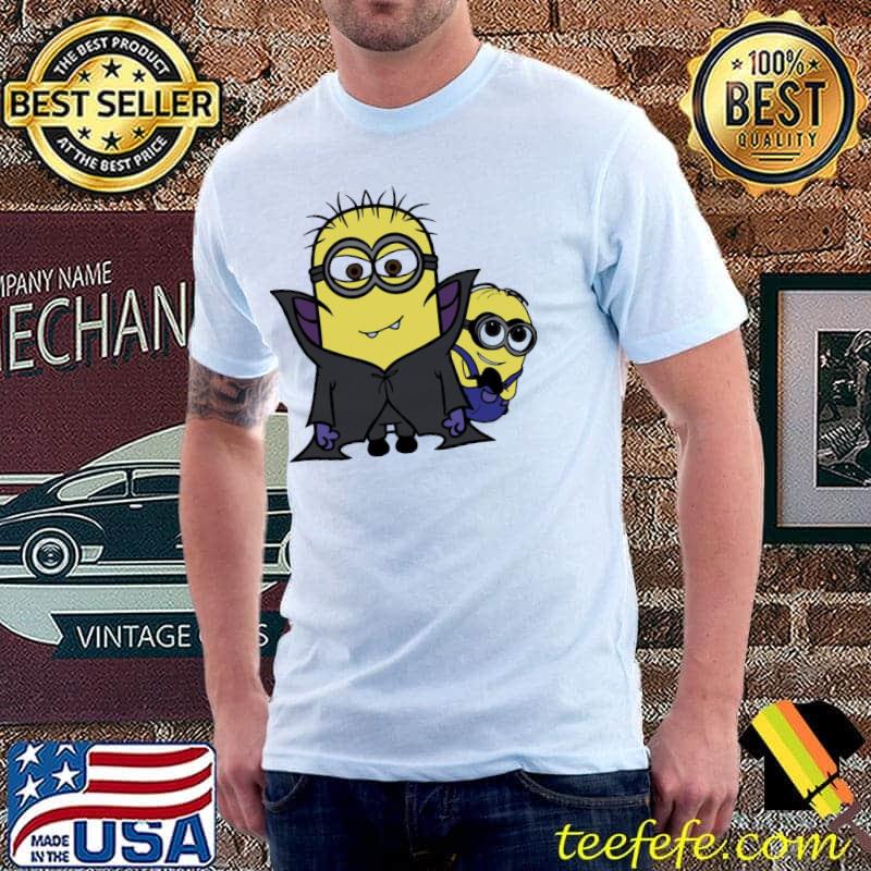 Dracula minions series happy halloween classic shirt