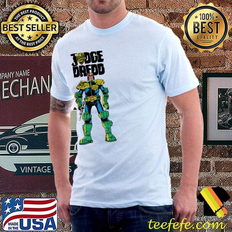 Dredd judge jury and executioner black logo shirt Dredd judge jury and executioner black logo shirt