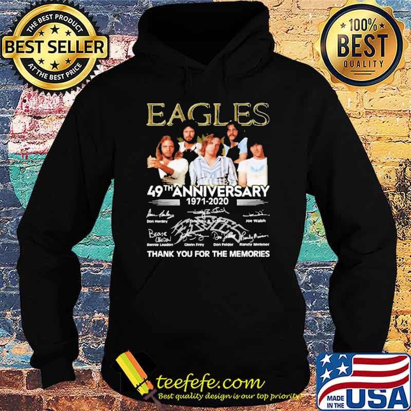 Eagles 49th Anniversary 1971 2020 Thank You For The Memories Shirt Hoodie Eagles 49th Anniversary 1971 2020 Thank You For The Memories Shirt Hoodie