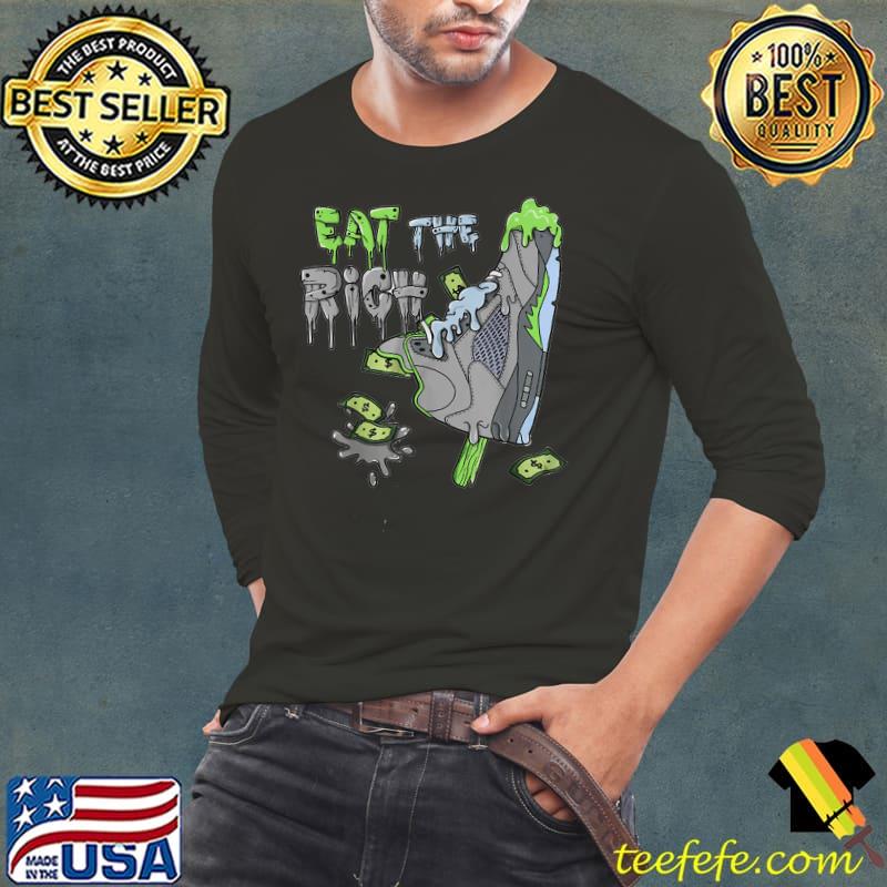 Eat The Rich Shoes Ice Cream Green Bean 5 Retro Green Bean T-Shirt Long Sleeve Tee Eat The Rich Shoes Ice Cream Green Bean 5 Retro Green Bean T-Shirt Long Sleeve Tee