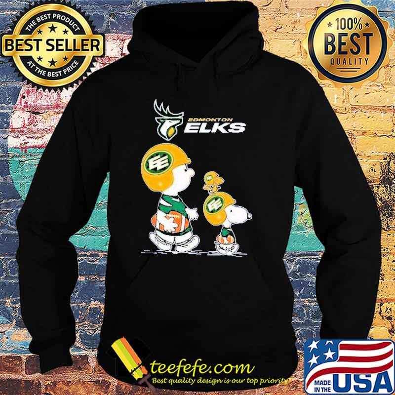 Edmonton ELKS Snoopy And Charlie Shirt Hoodie Edmonton ELKS Snoopy And Charlie Shirt Hoodie