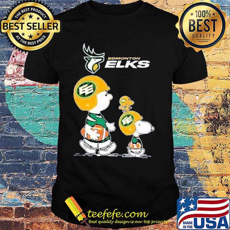 Edmonton ELKS Snoopy And Charlie Shirt Edmonton ELKS Snoopy And Charlie Shirt
