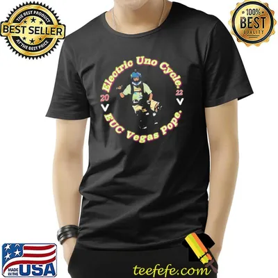 Electric Uno Cycle 2022 EUC Vegas Pope shirt