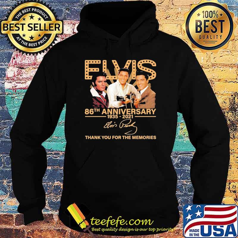 Elvis 86th anniversary thank for memories signature s Hoodie Elvis 86th anniversary thank for memories signature s Hoodie