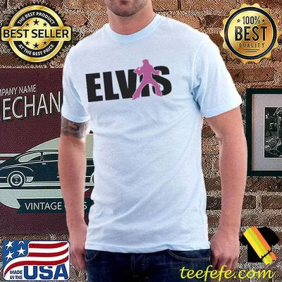 Elvis the pink rocker legend elvis presley shirt