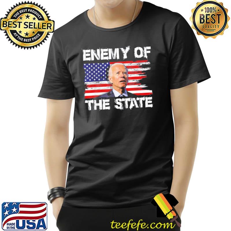 Enemy of state Trump American patriotic usa flag shirt
