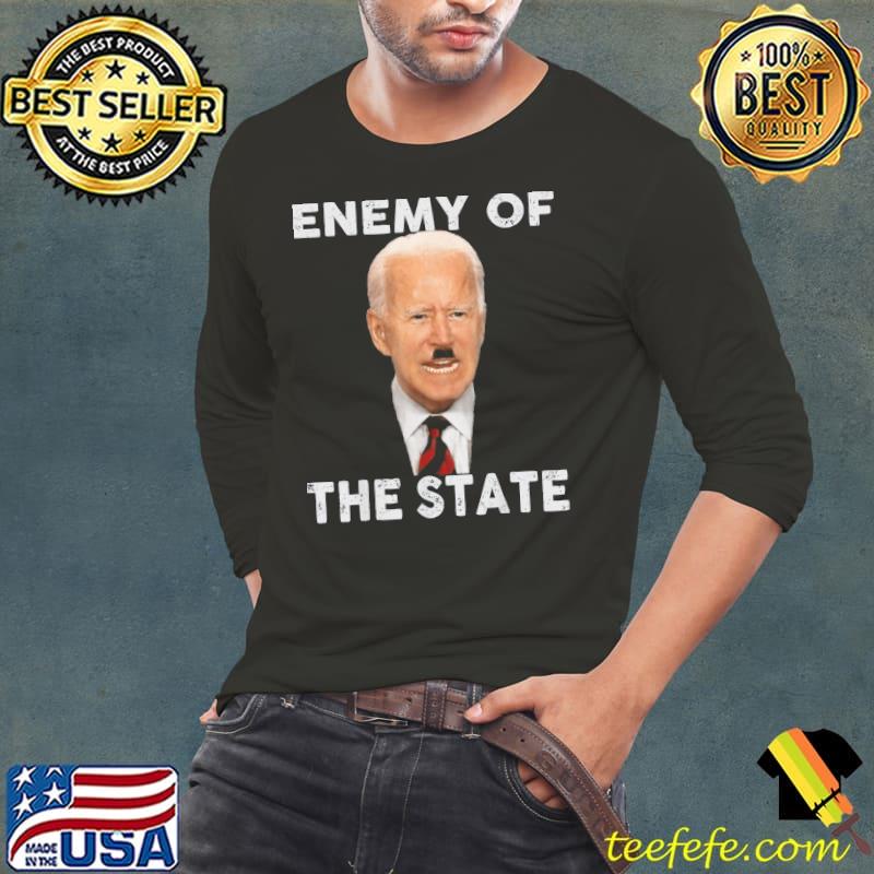Enemy of state Trump quotes pedohitler Joe Biden classic s Long Sleeve Tee Enemy of state Trump quotes pedohitler Joe Biden classic s Long Sleeve Tee