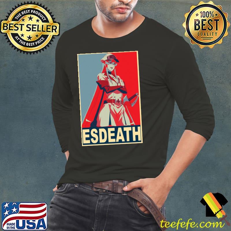 Esdeath retro hope style sexy anime girl akame ga kill CLASSIC s Long Sleeve Tee Esdeath retro hope style sexy anime girl akame ga kill CLASSIC s Long Sleeve Tee