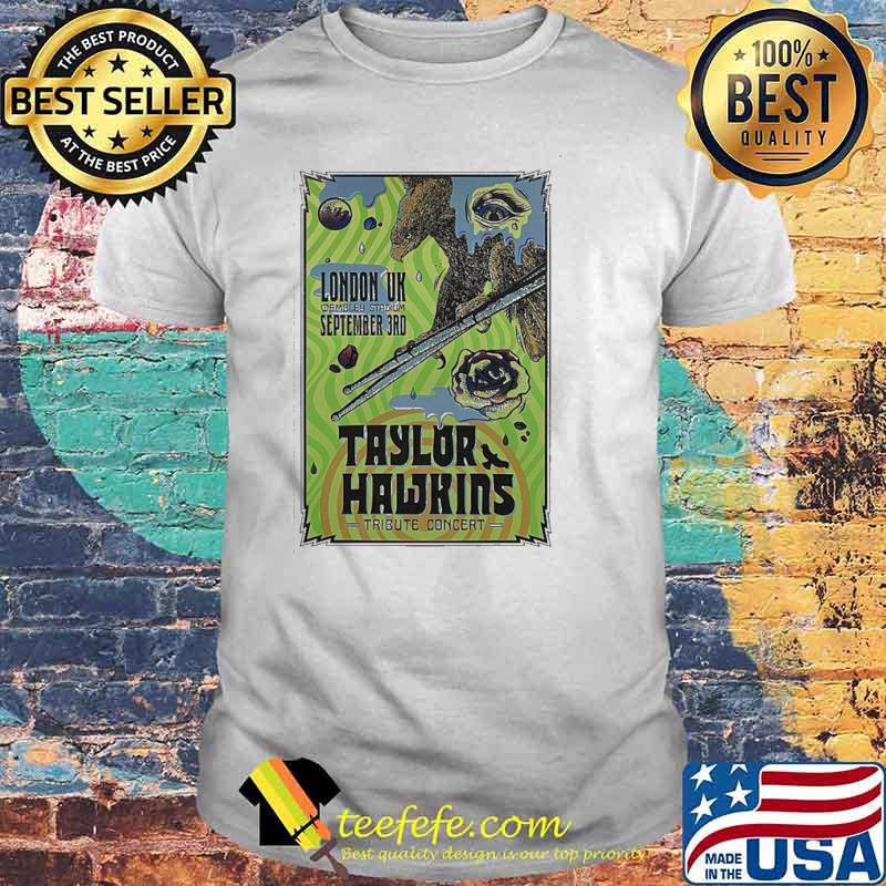 Foo fighters taylor hawkins tribute concert 2022 poster shirt