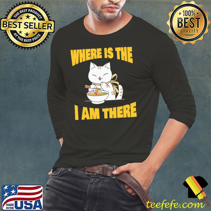 Food and cat lover back to school where's the ramen I'm there classic s Long Sleeve Tee Food and cat lover back to school where's the ramen I'm there classic s Long Sleeve Tee