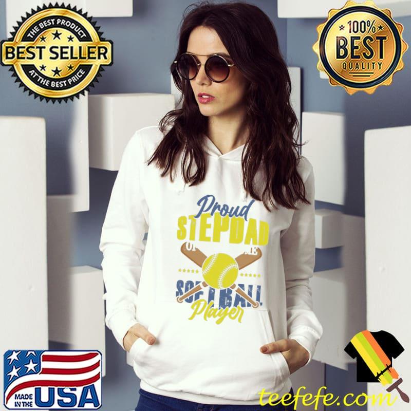 For step dad from softball player funny step dad classic s Hoodie For step dad from softball player funny step dad classic s Hoodie