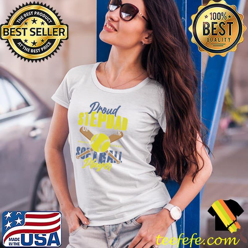 For step dad from softball player funny step dad classic s Ladies Tee For step dad from softball player funny step dad classic s Ladies Tee