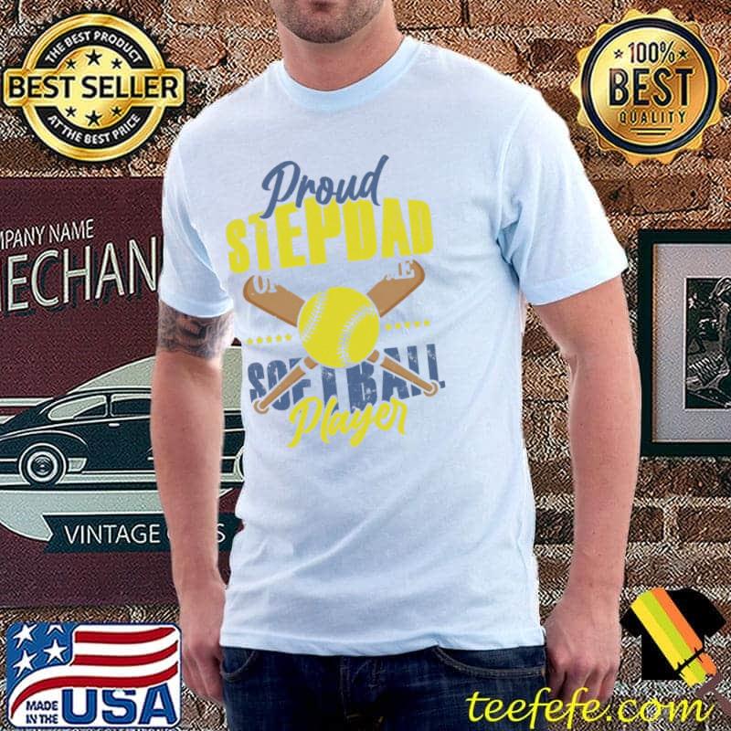For step dad from softball player funny step dad classic shirt For step dad from softball player funny step dad classic shirt