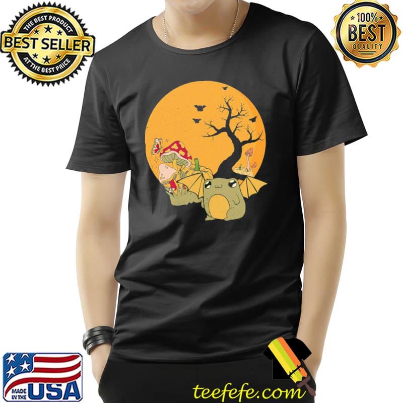 Frog bat cottagecore aesthetic halloween mushroom pumpkin classic shirt Frog bat cottagecore aesthetic halloween mushroom pumpkin classic shirt