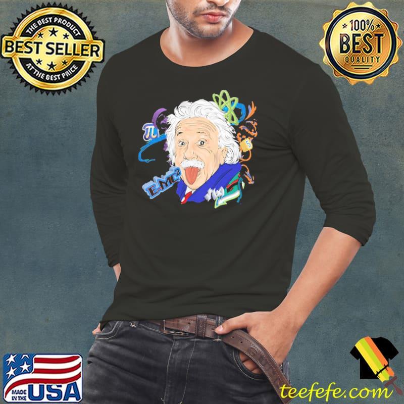 Funny crazy scientist albert einstein classic s Long Sleeve Tee Funny crazy scientist albert einstein classic s Long Sleeve Tee