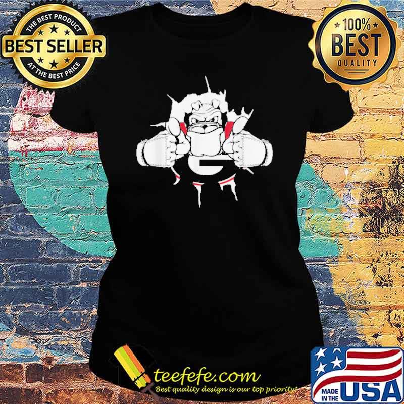 Georgia Bulldog Football Shirt Ladies tee Georgia Bulldog Football Shirt Ladies tee
