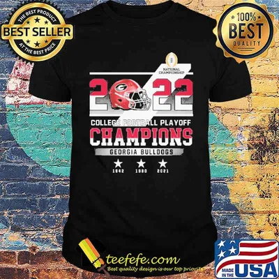 Georgia bulldogs national champions college football playoff champions shirt