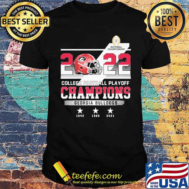 Georgia bulldogs national champions college football playoff champions shirt