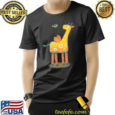 Giraffe With Wings T-Shirt
