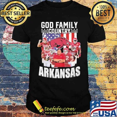 God Family Country Arkansas Shirt