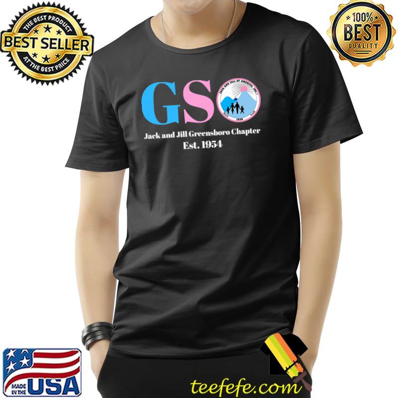 Gso Jack And Jill Greensboro Chapter 1954 Symbol T-Shirt Gso Jack And Jill Greensboro Chapter 1954 Symbol T-Shirt