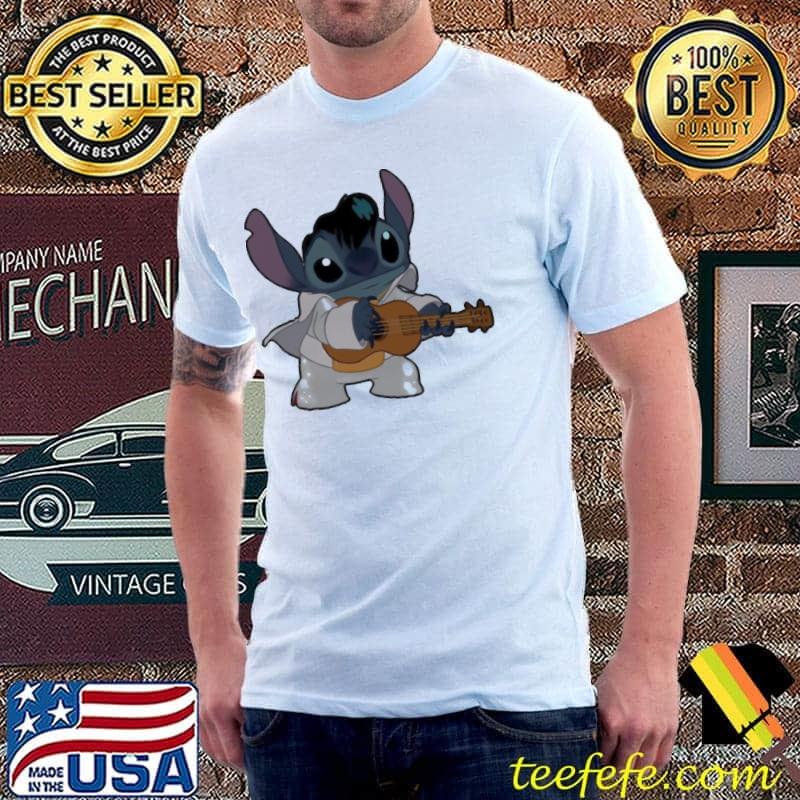 Guitar player elvis stitch elvis presley classic shirt