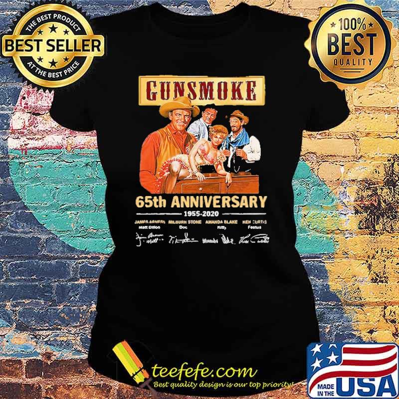 Gunsmoke 65th anniversary signatures s Ladies tee Gunsmoke 65th anniversary signatures s Ladies tee