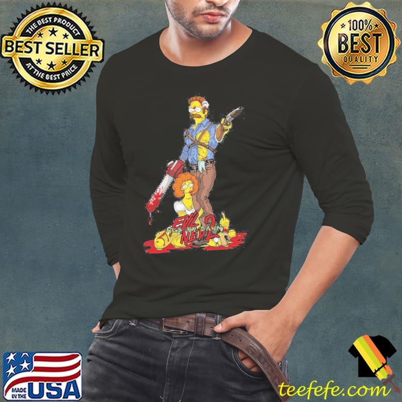 Halloween evil ned simpson movie inspired trending s Long Sleeve Tee Halloween evil ned simpson movie inspired trending s Long Sleeve Tee