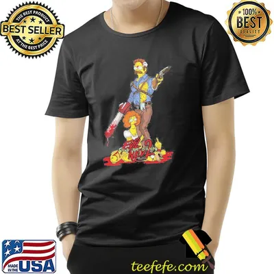 Halloween evil ned simpson movie inspired trending shirt