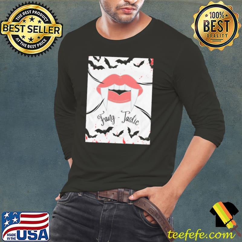 Halloween fangtastic trending s Long Sleeve Tee Halloween fangtastic trending s Long Sleeve Tee