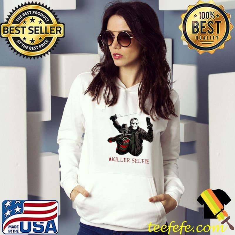 Halloween freddy krueger vs jason killer selfie freddy krueger s Hoodie Halloween freddy krueger vs jason killer selfie freddy krueger s Hoodie