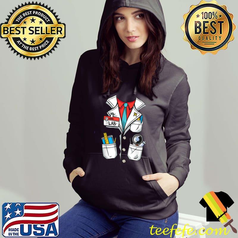 Halloween White Lab Coat Costume Science T-Shirt Hoodie Halloween White Lab Coat Costume Science T-Shirt Hoodie