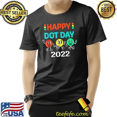 Happy International Dot Day 2022 Cartoon T-Shirt