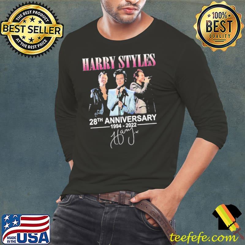 Harry styles 28th anniversary 1994 2022 signature classic s Long Sleeve Tee Harry styles 28th anniversary 1994 2022 signature classic s Long Sleeve Tee