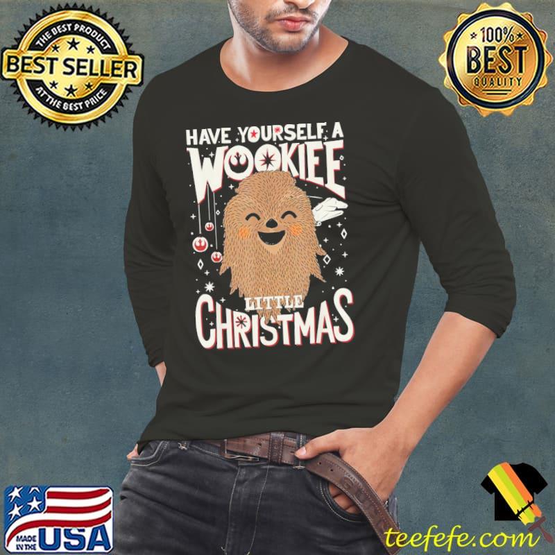 Have yourself a wookiee little christmas sketched Star wars wookiee chewbacca classic s Long Sleeve Tee Have yourself a wookiee little christmas sketched Star wars wookiee chewbacca classic s Long Sleeve Tee