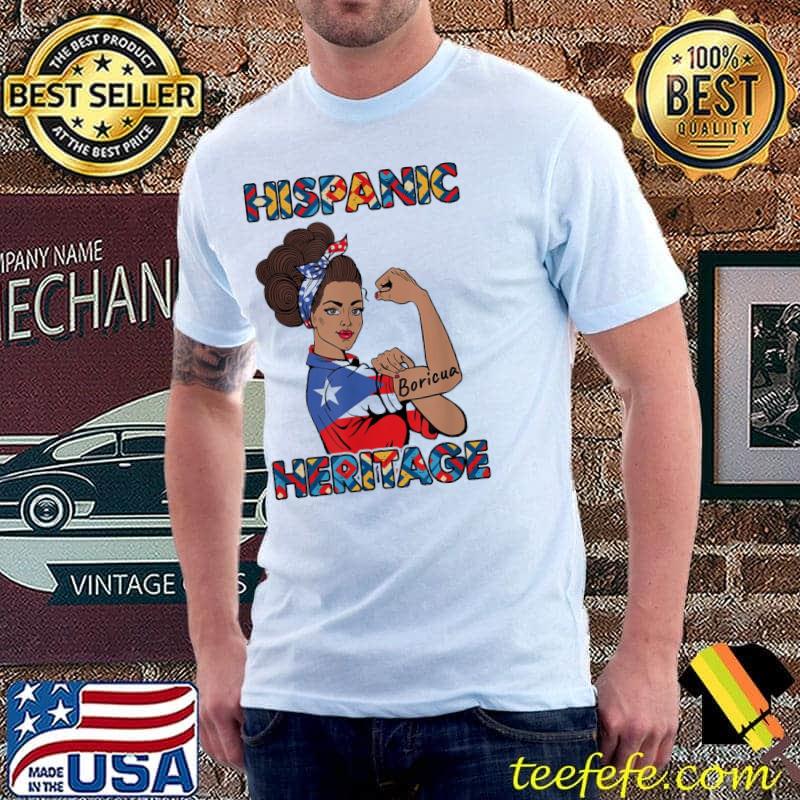 Hispanic heritage month women puerto rico shirt Hispanic heritage month women puerto rico shirt