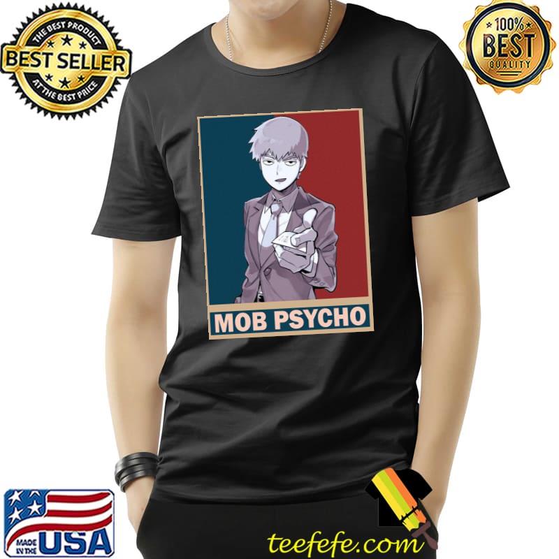Hope reigen arataka mob psycho 100 mobu saiko hyaku vintage vector anime design classic shirt Hope reigen arataka mob psycho 100 mobu saiko hyaku vintage vector anime design classic shirt