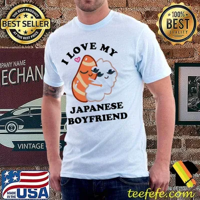 Hot Japan bf funny love my japanese boyfriend sushI art shirt