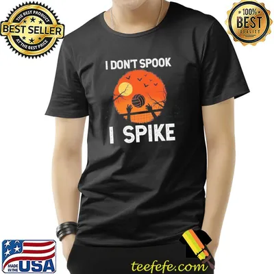 I don't spook I spike trick or treat lovers volleyball player trending shirt